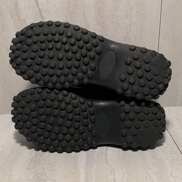 Riverstone Brown Leather Upper Brown Fur Lining Flat Platform Mule Clogs Size 6B - Picture 5 of 12